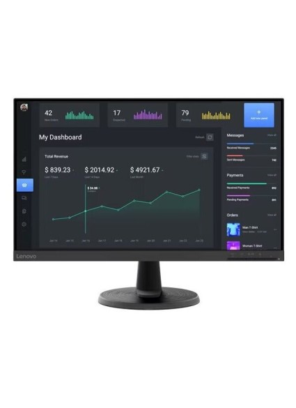 LENOVO Monitor D24-45 23,8'' FHD VA, HDMi, VGA, AMD FreeSync, 3YearsW