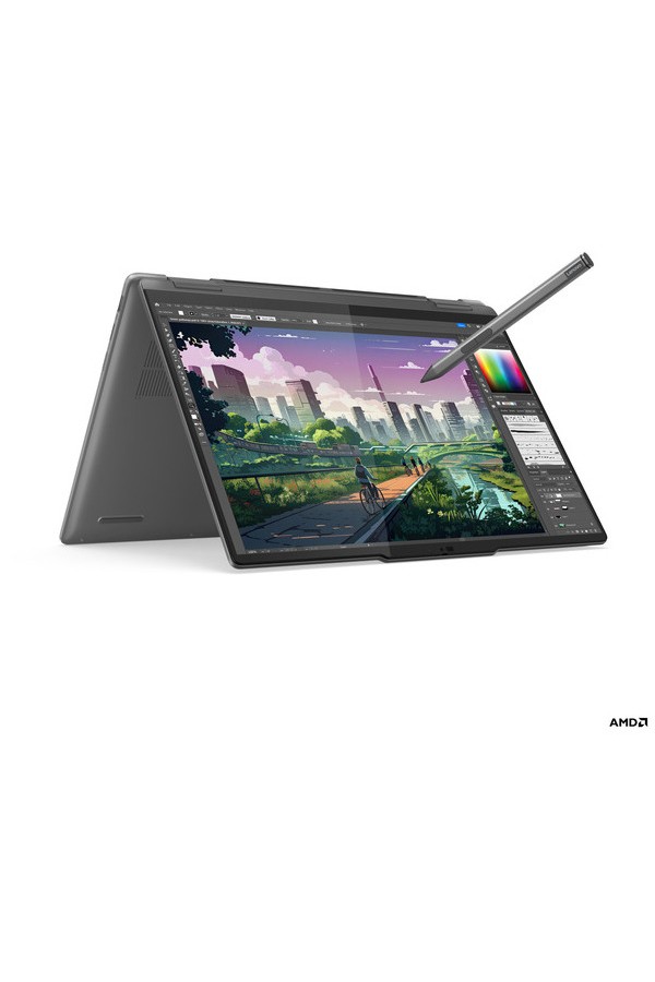 LENOVO Laptop Yoga 7 2-in-1 14AHP9 Convertible 14'' WUXGA OLED /R5-8640HS/16GB/512GB/AMD Radeon Graphics/Win 11 Home/3Y Premium/Storm Grey