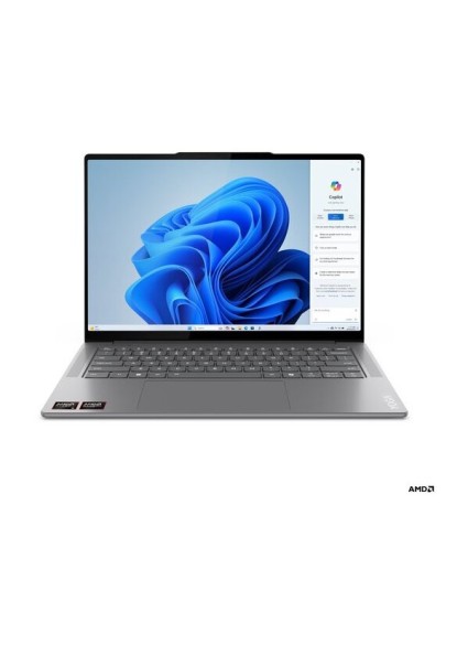 LENOVO Laptop Yoga 7 Pro 14ASP9 Copilot+ PC 14.5'' 2.8K OLED/AMD Ryzen AI 9 365/32GB/1TB SSD/AMD Radeon 880M Graphics/Win 11 Home/3Y Premium/Luna Grey