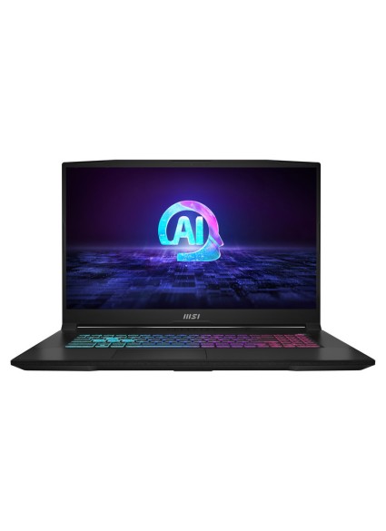 MSI Laptop KATANA A17 AI B8VF 17.3'' FHD IPS 144Hz/R9-8945HS/16GB/1TB SSD NVMe PCIe 4.0/NVidia GeForce RTX 4060 8GB/Win 11 Home/2Y/Black