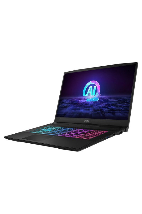 MSI Laptop KATANA A17 AI B8VF 17.3'' FHD IPS 144Hz/R9-8945HS/16GB/1TB SSD NVMe PCIe 4.0/NVidia GeForce RTX 4060 8GB/Win 11 Home/2Y/Black