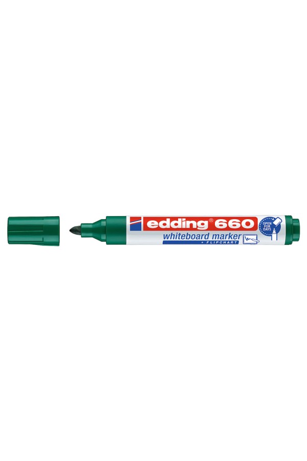 EDDING μαρκαδόρος ασπροπίνακα 660, επαναγεμιζόμενος, πράσινος