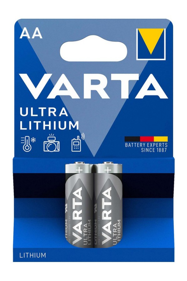 VARTA μπαταρίες λιθίου Ultra, AA, 1.5V, 2τμχ