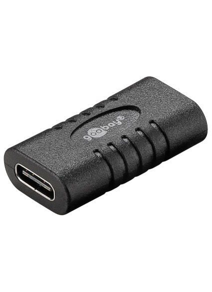 GOOBAY αντάπτορας USB-C 45401, θηλυκό σε θηλυκό, 5Gbit/s, 60W, μαύρος