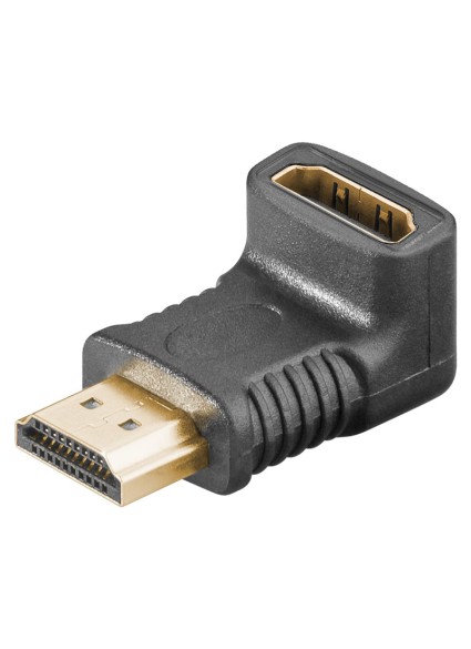 GOOBAY αντάπτορας HDMI 51727, γωνιακός, 4K/60Hz, μαύρος