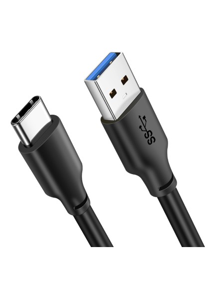 CABLETIME καλώδιο USB-C σε USB CMAMN, 15W, 5Gbps, 1m, μαύρο