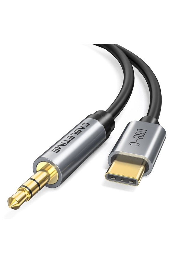 CABLETIME καλώδιο USB-C σε 3.5mm CT-CMAUDIO, AUX, 1m, μαύρο