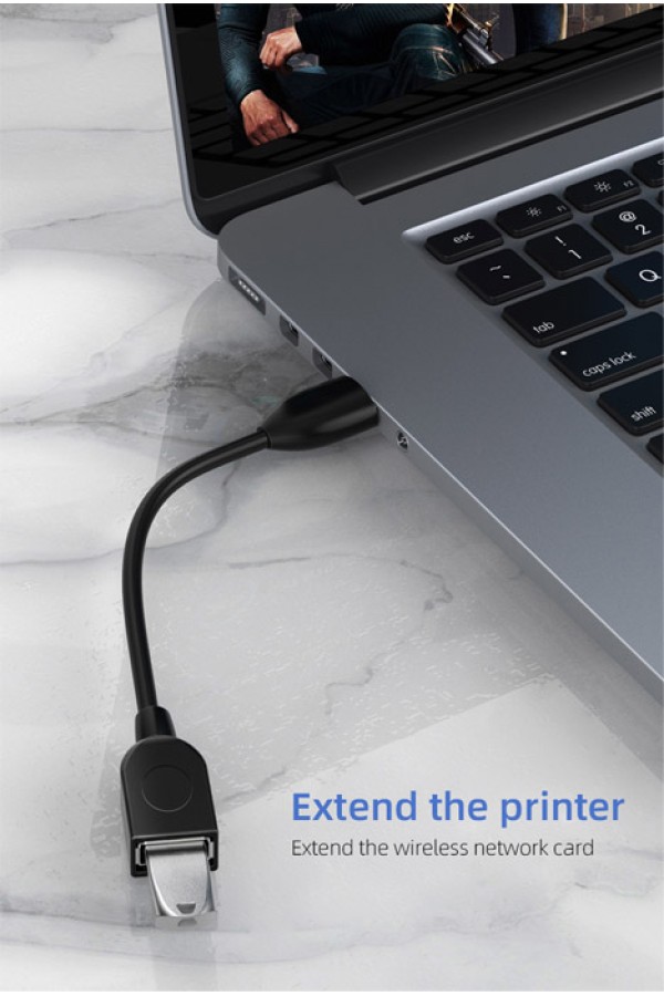 CABLETIME καλώδιο προέκτασης USB CT-AMAF2, 3A, 480Mbps, 0.5m, μαύρο
