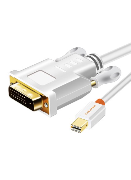 CABLETIME καλώδιο mini DisplayPort σε DVI CT-04G, 1080p, 1.8m, λευκό