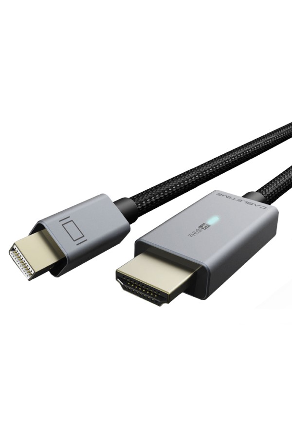 CABLETIME καλώδιο mini DisplayPort σε HDMI CT-P03G4K, 4K, 1.8m, μαύρο