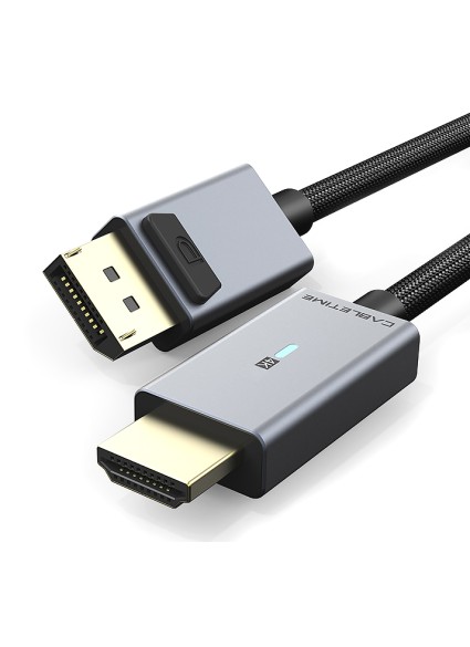 CABLETIME καλώδιο DisplayPort σε HDMI CT-P02G4K, 4K, 1.8m, μαύρο