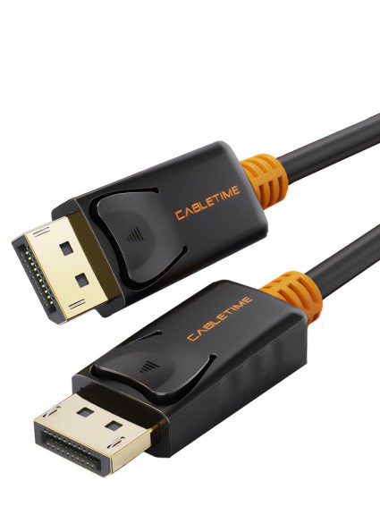 CABLETIME καλώδιο DisplayPort CT-01G, 4K/60Hz, 1m, μαύρο