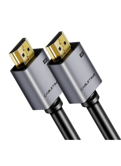 CABLETIME καλώδιο HDMI 2.0 CT-PHE2G, 4K/60Hz, 2m, μαύρο