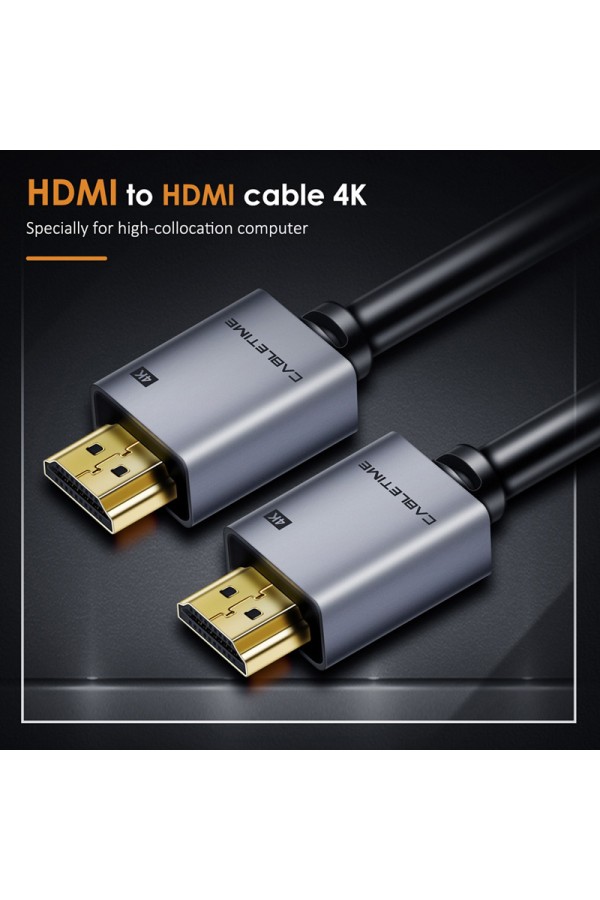 CABLETIME καλώδιο HDMI 2.0 CT-PHE2G, 4K/60Hz, 2m, μαύρο