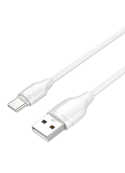 LDNIO καλώδιο USB-C σε USB LS371, 10.5W, 1m, λευκό