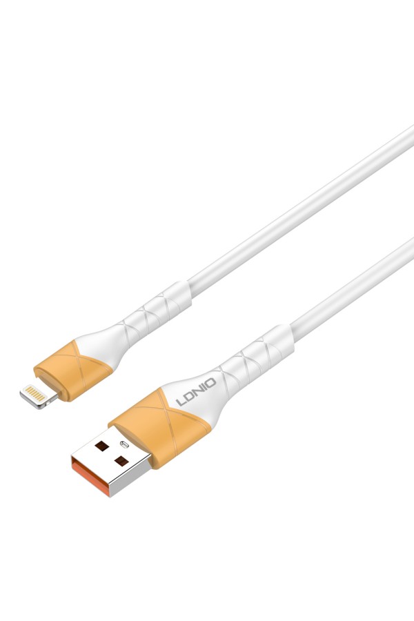 LDNIO καλώδιο Lightning σε USB LS801, 30W, 1m, λευκό