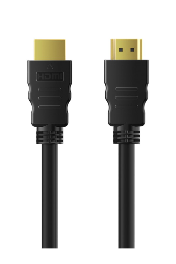 CABLETIME καλώδιο HDMI CT-HE19G με Ethernet, 4K/60Hz, 18 Gbps, 0.5m, μαύρο