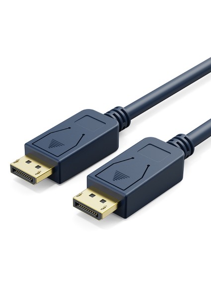 CABLETIME καλώδιο DisplayPort CT-01G, 4K/60Hz, 18 Gbps, 0.5m, μπλε