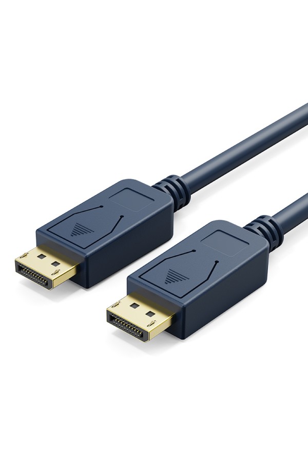 CABLETIME καλώδιο DisplayPort CT-01G, 4K/60Hz, 18 Gbps, 0.5m, μπλε