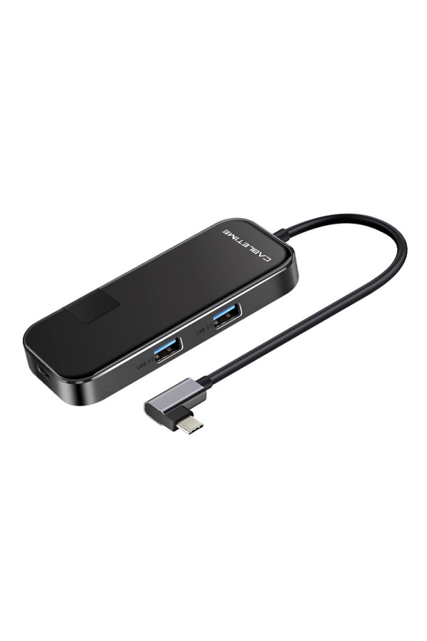 CABLETIME docking station CT-CMHD61G, 6 θυρών, USB-C σύνδεση, 4K, 60W, μαύρο