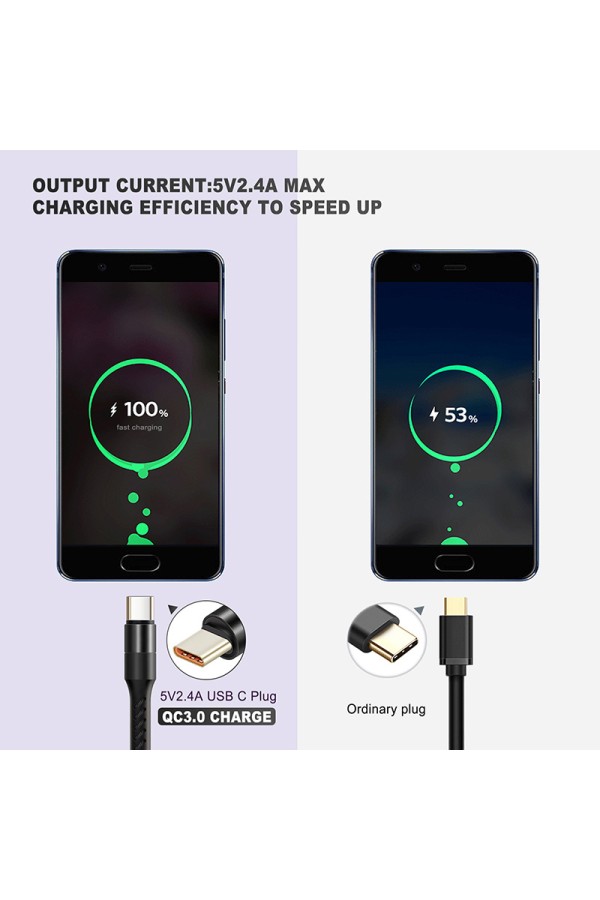 CABLETIME καλώδιο USB-C σε USB CT-PU32, 12W, 480Mbps, 1m, μαύρο