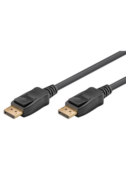 GOOBAY καλώδιο DisplayPort 2.0 58532, 8K/60Hz, 40Gbit/s, 1m, μαύρο