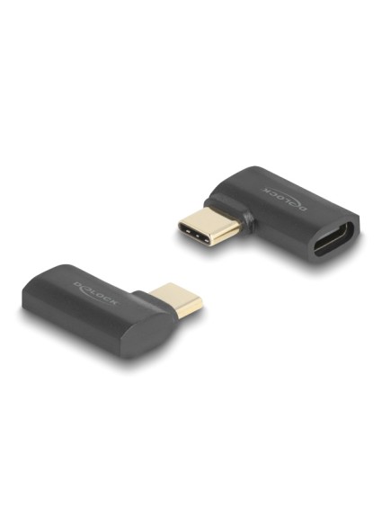 DELOCK αντάπτορας USB-C 60245, αρσενικό σε θηλυκό, 240W, 40Gbps, μαύρος