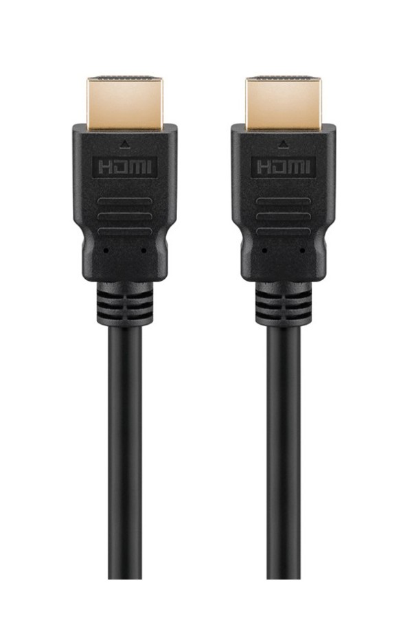 GOOBAY καλώδιο HDMI 60619 με Ethernet, 4K/60Hz, 18 Gbps, 0.5m, μαύρο