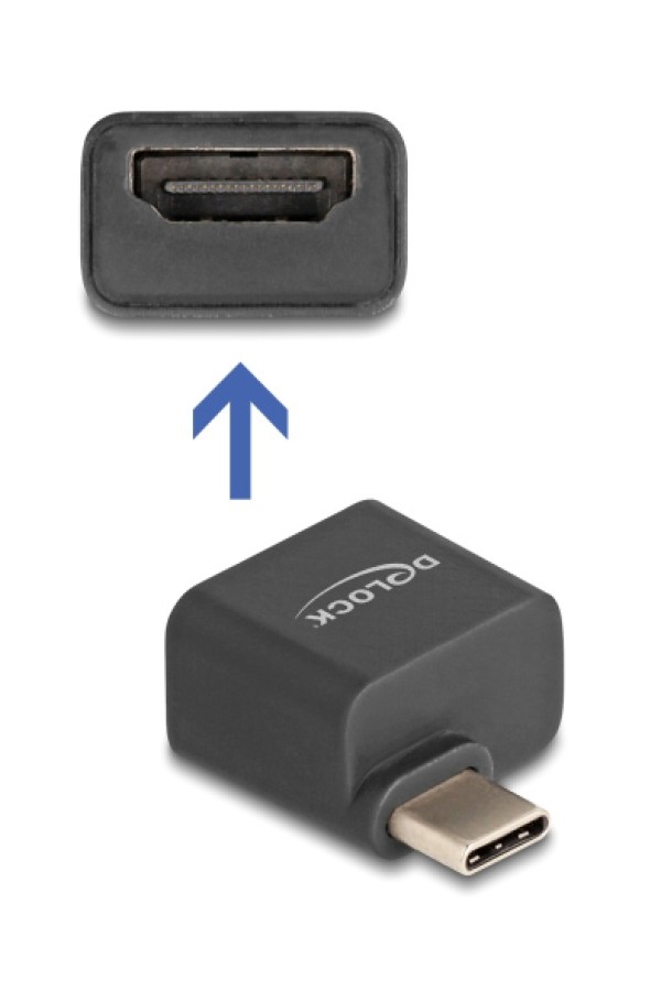 DELOCK αντάπτορας USB-C σε HDMI 64256, 4K/30Hz, μαύρος