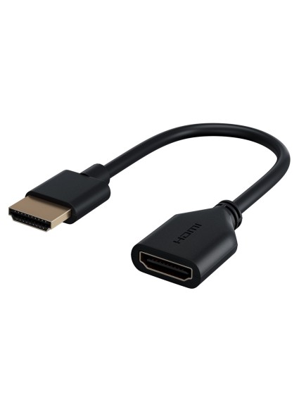 GOOBAY αντάπτορας HDMI 64824, εύκαμπτος, 4K/60Hz, 18Gbps, μαύρος