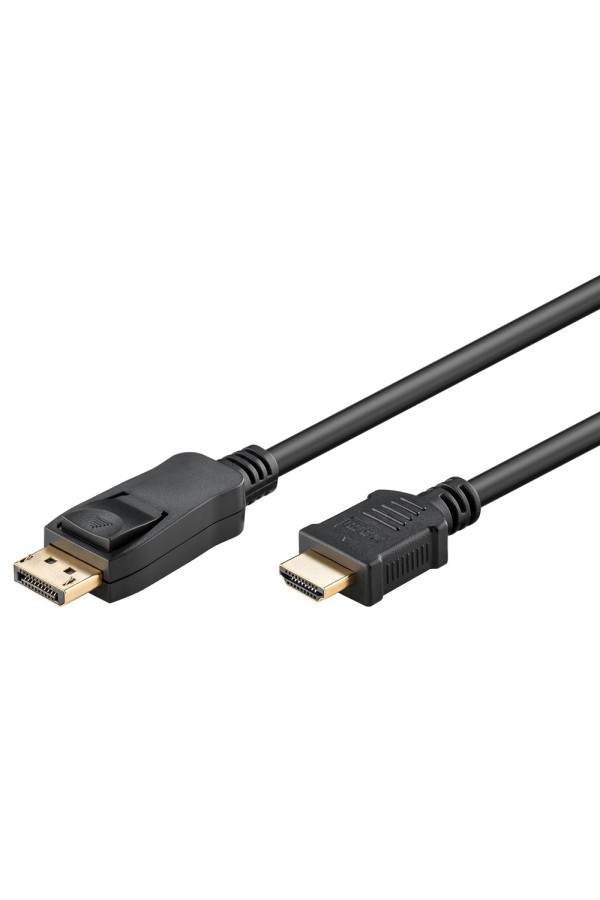 GOOBAY καλώδιο DisplayPort σε HDMI 64835, 4K/30Hz, 1m, μαύρο