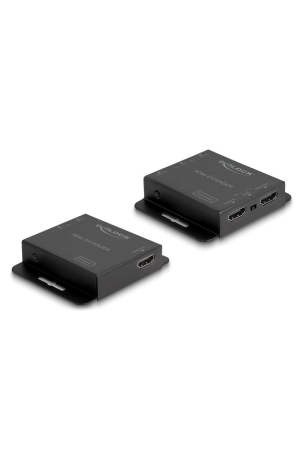 DELOCK HDMI video extender 65832, Cat.6 έως 70m, Power Over Cable, 4K