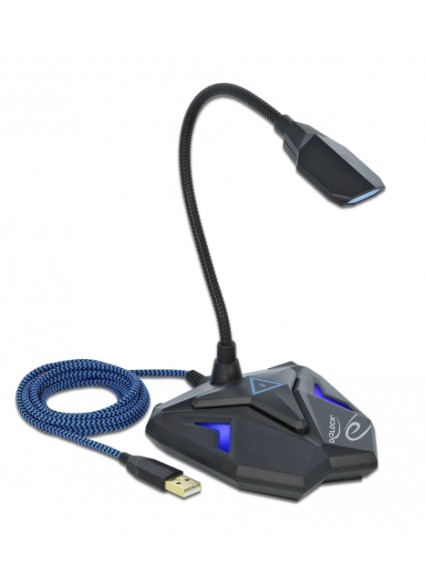 DELOCK Gaming μικρόφωνο 66330, omnidirectional, με mute, USB