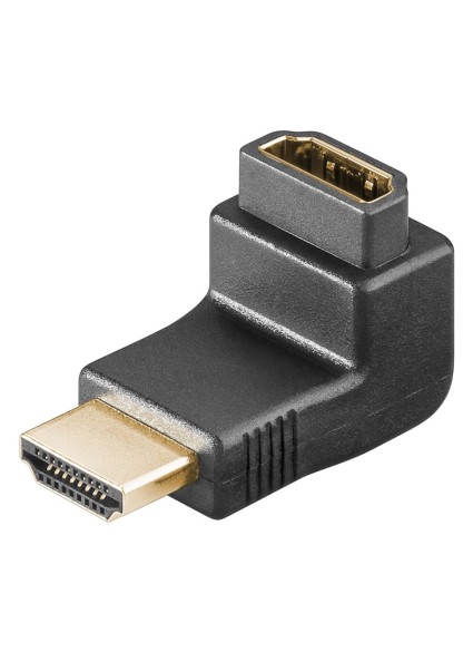 GOOBAY αντάπτορας HDMI 68782, γωνιακός, 4K/60Hz, μαύρος