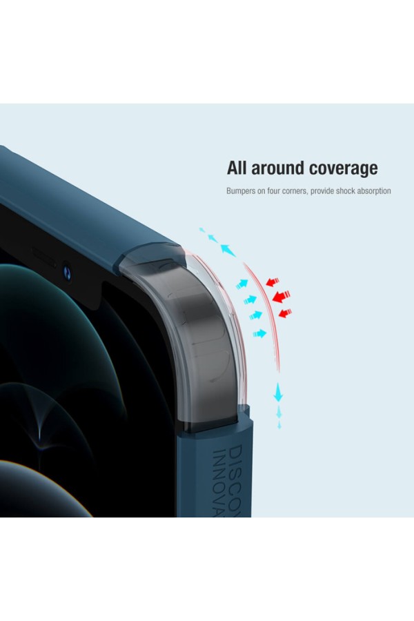 NILLKIN θήκη Super Frosted Shield Pro για Apple iPhone 13 Pro Max, μπλε