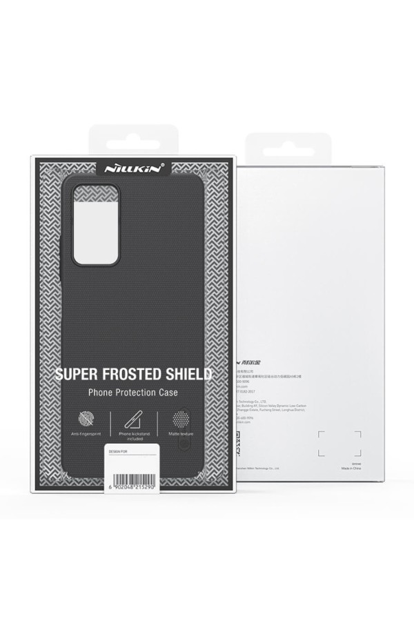 NILLKIN θήκη Super Frosted Shield για Xiaomi Note 11 5G/M4 Pro 5G, μαύρη