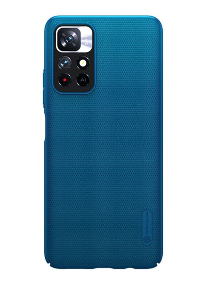 NILLKIN θήκη Super Frosted Shield για Xiaomi Note 11 5G/M4 Pro 5G, μπλε