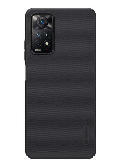 NILLKIN θήκη Super Frosted Shield για Xiaomi Note 11 Pro/Pro+/11i, μαύρη