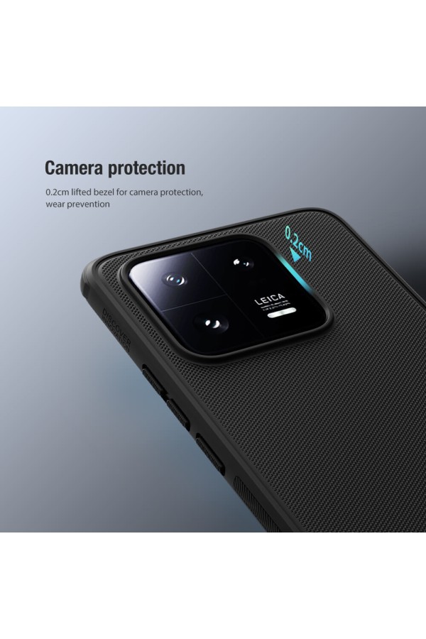 NILLKIN θήκη Super Frosted Shield Pro για Xiaomi 13 Pro, μαύρο