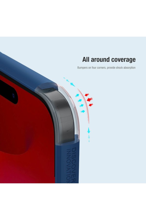 NILLKIN θήκη Super Frosted Shield Pro για iPhone 15 Pro, πράσινη