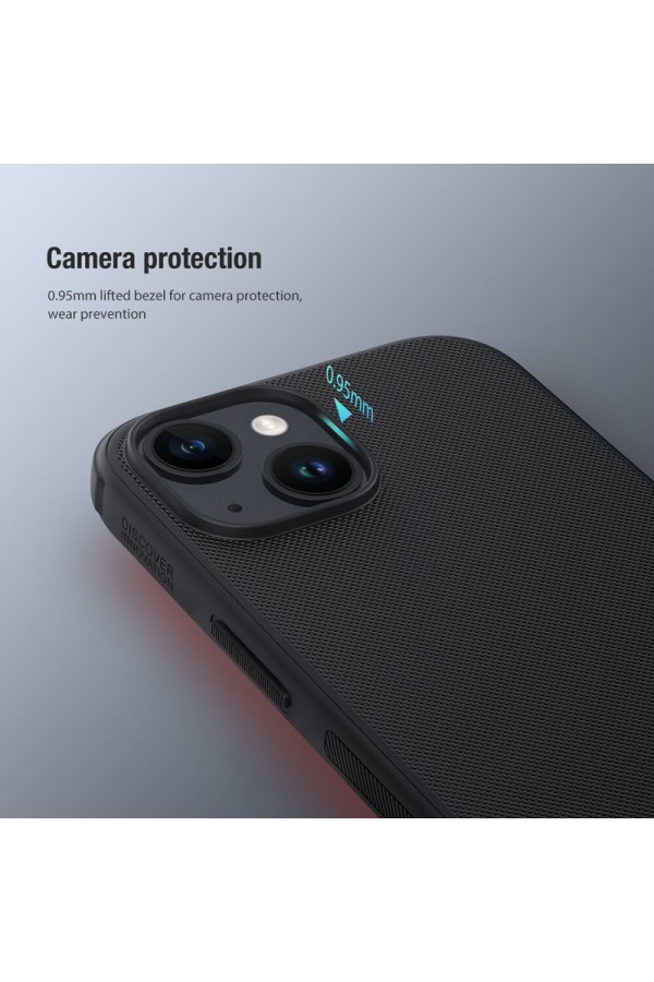 NILLKIN θήκη Super Frosted Shield Pro για iPhone 15 Plus, κόκκινη