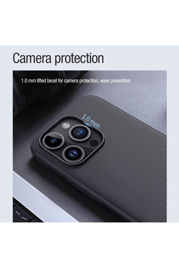 NILLKIN θήκη Super Frosted Shield Pro Magnetic για iPhone 15 Pro, μπλε