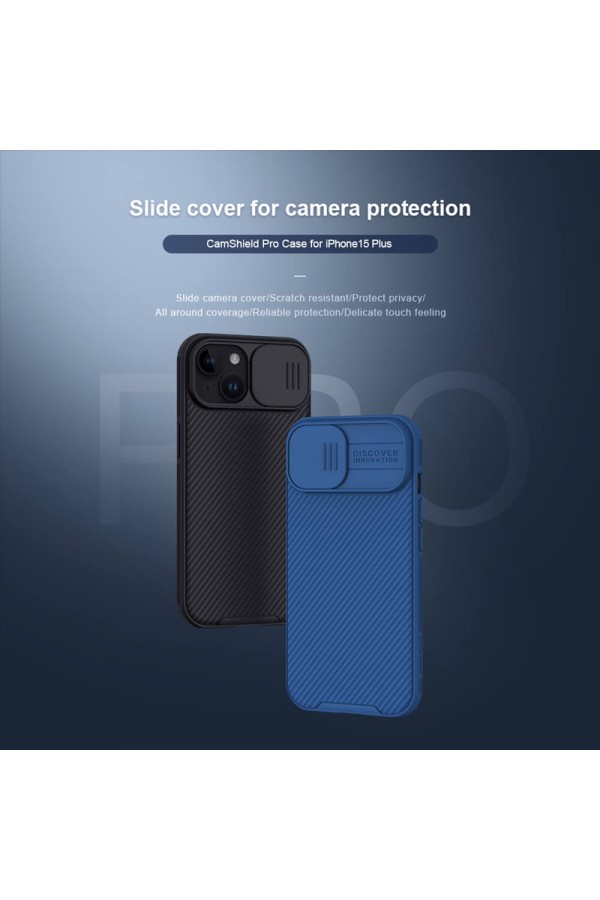 NILLKIN θήκη CamShield Pro για iPhone 15 Plus, πράσινη