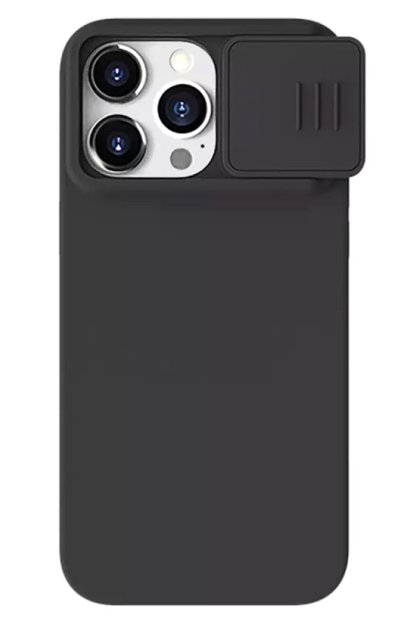 NILLKIN θήκη CamShield Silky Silicone για iPhone 15 Pro, μαύρη