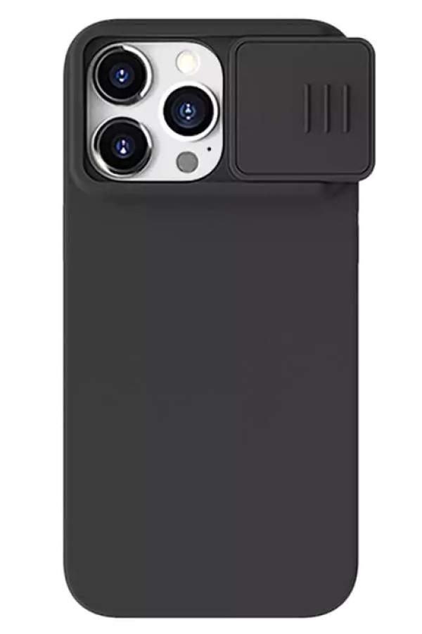 NILLKIN θήκη CamShield Silky Magnetic Silicone, iPhone 15 Pro Max, μαύρη