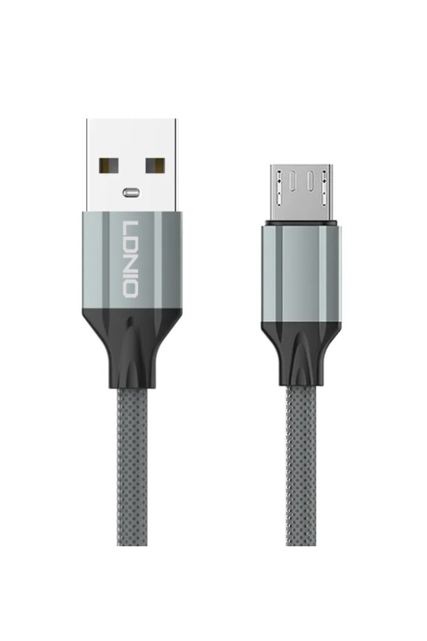 LDNIO καλώδιο Micro USB σε USB LS441, 12W, 1m, γκρι