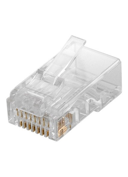 GOOBAY βύσμα RJ45 72500, CAT 5e UTP, διάφανο, 10τμχ