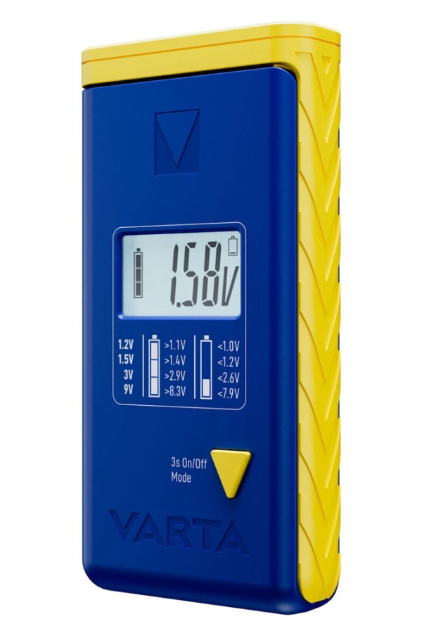 VARTA ψηφιακό tester μπαταρίας 75305 για 9V/AAA//AA/C/D/button cells