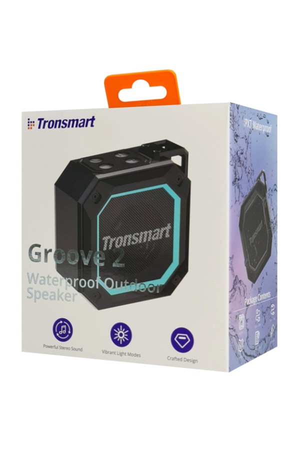 TRONSMART φορητό ηχείο Groove 2, 10W, Bluetooth, 2500mAh, IPX7, μαύρο