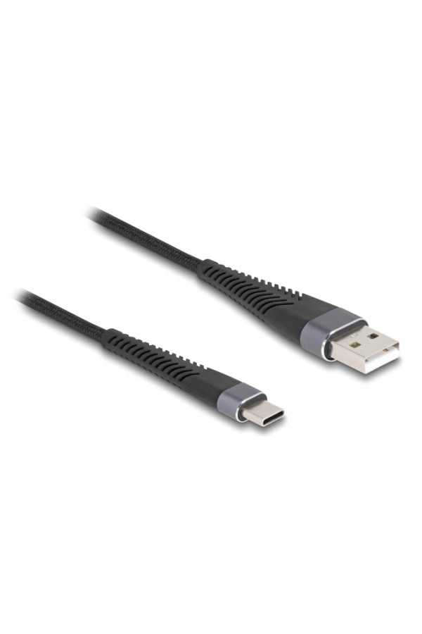 DELOCK καλώδιο USB σε USB-C 81121, 60W, 480Mbps, 1m, μαύρο